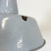 Industrial Grey Enamel Pendant Lamp, 1960s