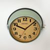 Vintage Green Seiko Navy Wall Clock, 1970s