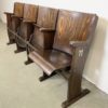 Vintage 4-Seat Cinema Bench from Ton, 1950s