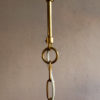 Vintage Glass Metal Pendant by Osvětlovací Sklo Czechoslovakia, 1960s