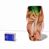 A hand-made glass vase, type 66/3/17, designed by Jozef Hospodka for Chribska Sklarna Borské sklo, Nový Bor, in the mid-1960s.