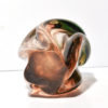 A hand-made glass vase, type 66/3/17, designed by Jozef Hospodka for Chribska Sklarna Borské sklo, Nový Bor, in the mid-1960s.