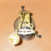 1930s Mechanical art deco wall clock, Prim, Czechoslovakia
