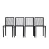First Edition Slat Dining Chairs by Ruud Jan Kokke, 1980s, Set of 4