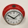 Vintage Red Citizen Navy Wall Clock, 1970s Vintage Red Citizen Navy Wall Clock, 1970s