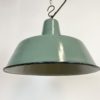 Industrial Green Enamel Pendant Lamp, 1960s