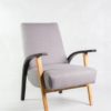 A set of armchairas mid century