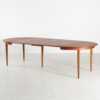 Restored teak dining table