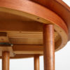 Restored teak dining table