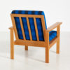Restored beech easy chair