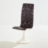 Fiberglass and imitation leather dining set by Ghyczy Péter Fiberglass and imitation leather dining set by Ghyczy Péter