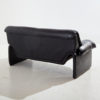 Two-seater leather sofa