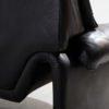 Two-seater leather sofa