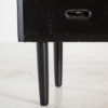 Chest of drawers painted in black