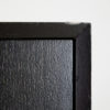 Chest of drawers painted in black