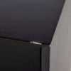 Chest of drawers painted in black