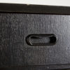 Chest of drawers painted in black