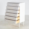 Chest of drawers painted in white