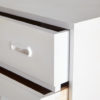 Chest of drawers painted in white