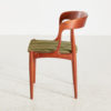 Model 16 teak dining chairs by Johannes Andersen for Uldum, set of 4