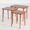 Teak nesting tables
