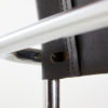 Leather tubular bar stool