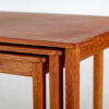 Set of three teak nesting tables by Kai Winding for Poul Jeppesens