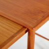 Set of three teak nesting tables by Kai Winding for Poul Jeppesens