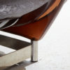 Marsala red leather armchair by Michel Ducaroy for Ligne Roset