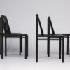 First Edition Slat Dining Chairs by Ruud Jan Kokke, 1980s, Set of 4