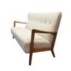 Beautiful Danish Sofa by Fritz Hansen newly upholstered in lambswool.