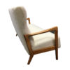 Beautiful Danish Sofa by Fritz Hansen newly upholstered in lambswool.