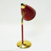 Norwegian Red desk lamp of brass and metal 1950s