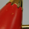 Norwegian Red desk lamp of brass and metal 1950s
