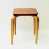 Midcentury Cognac leather top stool by G A Berg 1940s Sweden Midcentury Cognac leather top stool by G A Berg 1940s Sweden