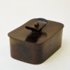 Swedish brutalist bronze casket by GAB 1930s