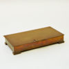 Lovely Swedish brass and wood casket by Ystad metall 1940s