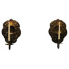 Brass wall sconce pair by Lars Holmström for Arvika 1950s Sweden Brass wall sconce pair by Lars Holmström for Arvika 1950s Sweden