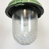 Green Industrial Soviet Pendant Lamp, 1960s