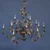 Large Gilded Metal Tree Chandelier by Hans Kögel, 1970s Large Gilded Metal Tree Chandelier by Hans Kögel, 1970s