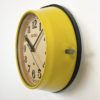 Vintage Yellow Seiko Navy Wall Clock, 1970s