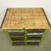 Vintage Industrial Iron Chest of Drawers, 1950s