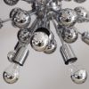1970s Astonishing Chandelier Sputnik by Goffredo Reggiani in Chrome. Made in Italy