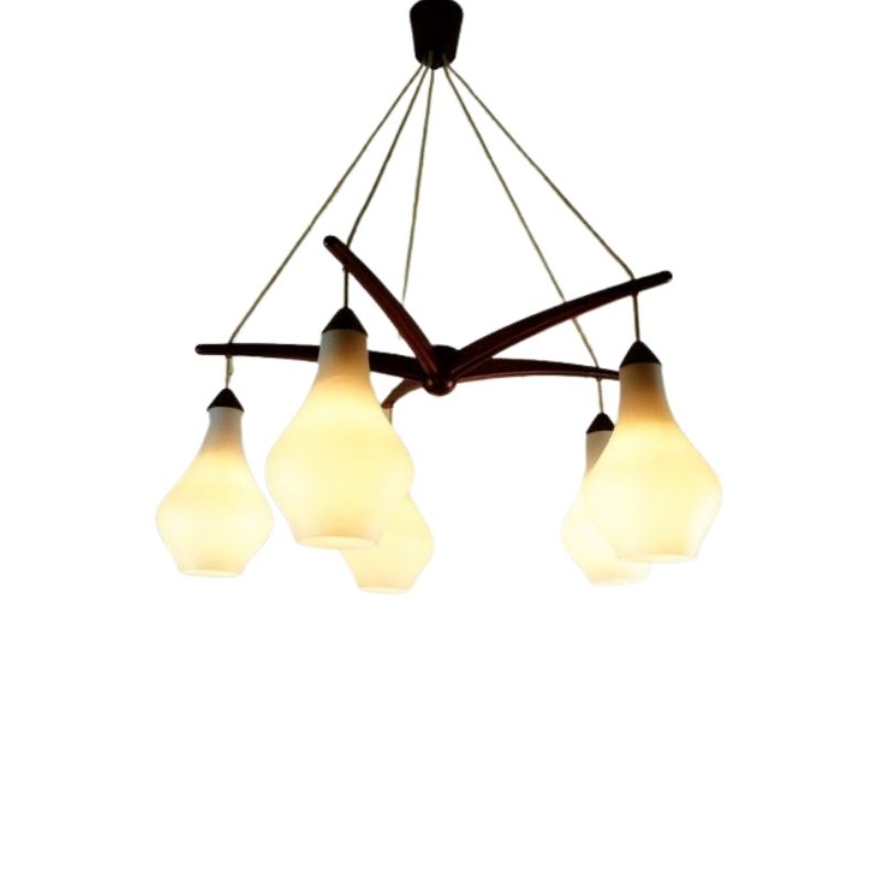 Danish modern CHANDELIER 5-light pendant lamp