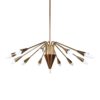 Hungarian brass chandelier