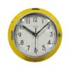 Vintage Yellow Citizen Navy Wall Clock, 1970s Vintage Yellow Citizen Navy Wall Clock, 1970s