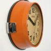 Vintage Orange Seiko Navy Wall Clock, 1970s