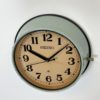 Vintage Blue Seiko Navy Wall Clock, 1970s Vintage Blue Seiko Navy Wall Clock, 1970s