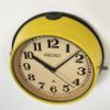 Vintage Yellow Seiko Navy Wall Clock, 1970s