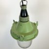 Green Industrial Soviet Pendant Lamp, 1960s